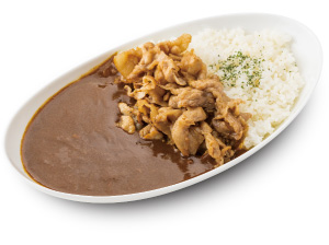 薄切り豚バラカレー